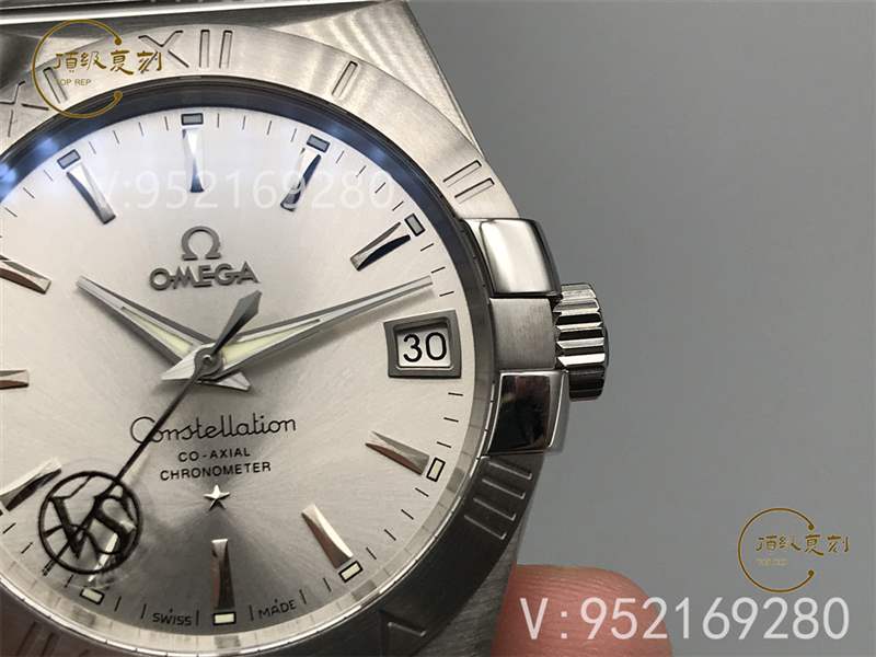 VS廠歐米茄星座復(fù)刻表對比正品評測-8500一體機功能對版-復(fù)刻表