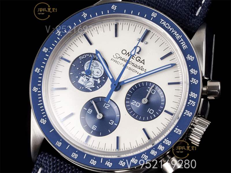 GS廠歐米茄超霸史努比50周年紀念款v2版復刻表評測-復刻表