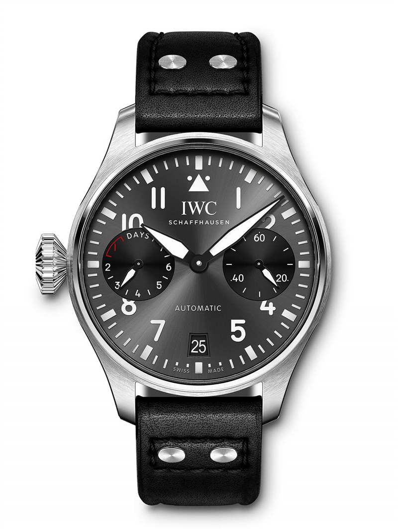 介紹:IWC Big Pilot 左撇子腕表IW501012-復(fù)刻表