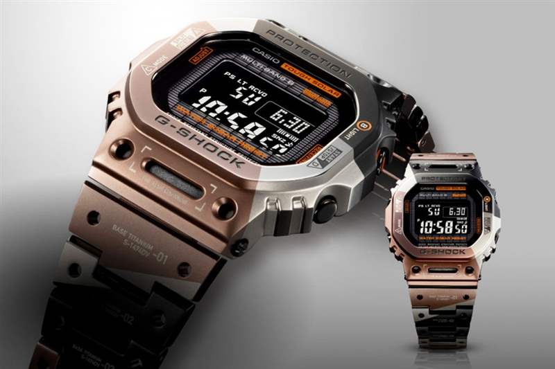 Casio 2022新表青墨MRG-B5000BA及迷彩GMW-B5000TVB型格登場-復刻表