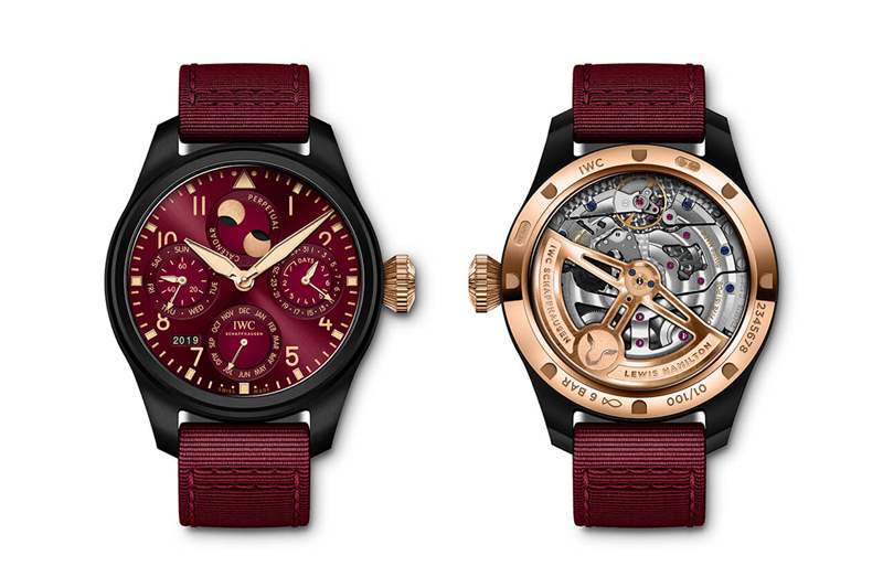 萬(wàn)國(guó)大飛IW503002萬(wàn)年歷版“Lewis Hamilton”腕表-復(fù)刻表