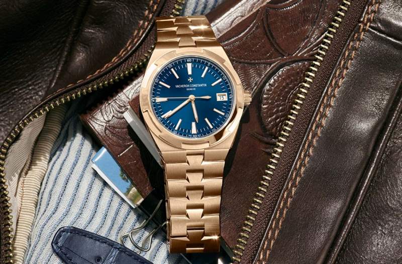 江詩丹頓2020新作！Vacheron Constantin Overseas自動上鏈腕表帶來典雅粉紅金X藍面設定-復刻表