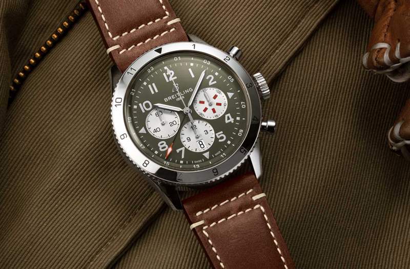 百年靈Breitling Super AVI 航空計(jì)時(shí)腕表系列登場(chǎng)！向四款經(jīng)典戰(zhàn)機(jī)致敬-復(fù)刻表
