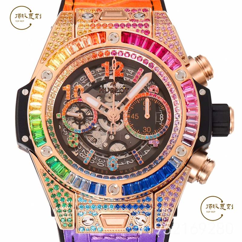 BBF廠宇舶恒寶Unico彩虹大爆炸新品上市,珠光璀璨-復刻表