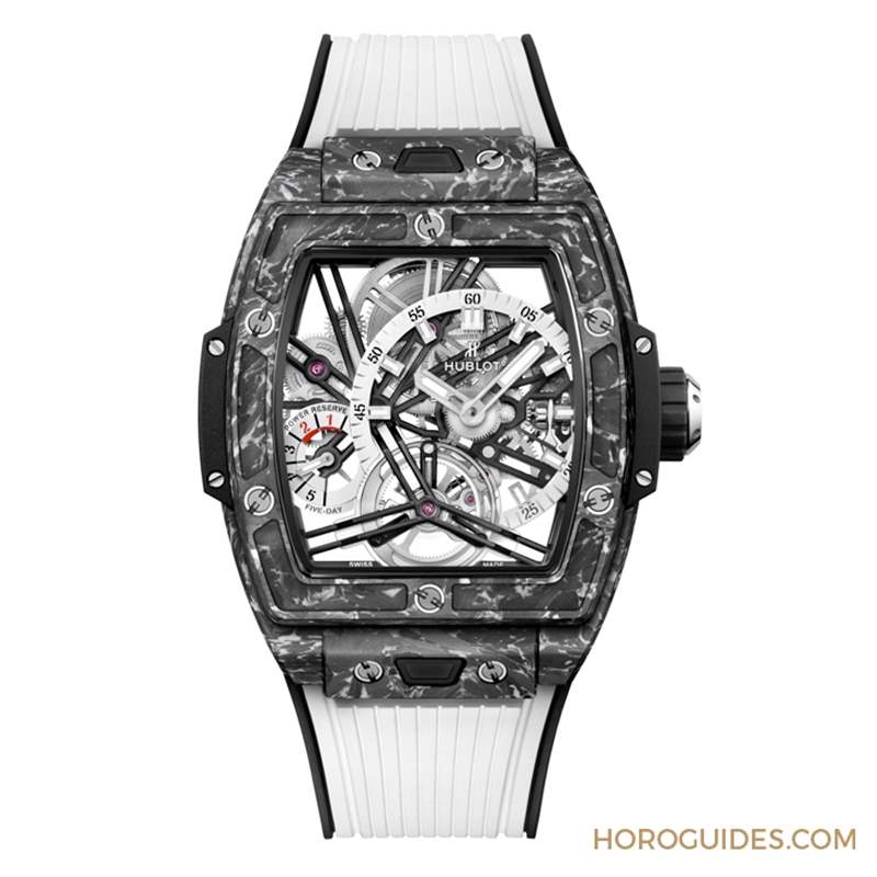 直搗靈魂的爆炸性美學|Hublot Spirit Of Big Bang 陀飛輪5日鏈腕表-白色碳纖維款、藍寶石款-復刻表