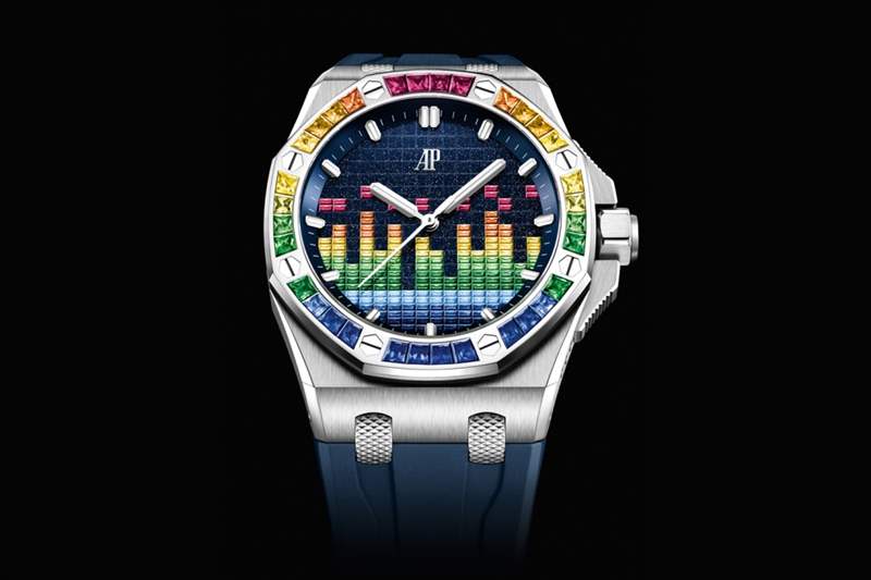 Audemars Piguet愛彼最新Royal Oak Offshore Selfwinding Music Edition｜大膽將腕表化作Equalizer-復(fù)刻表