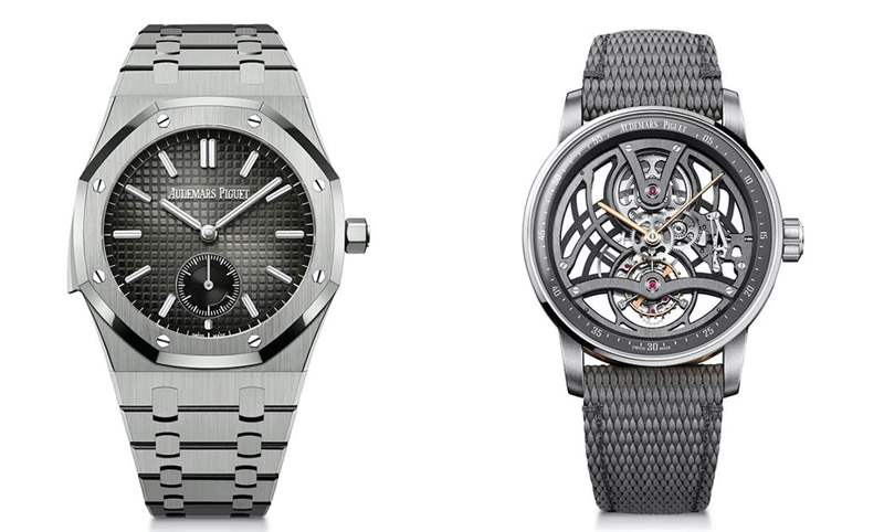 大復(fù)雜之作|愛(ài)彼皇家橡樹(shù)鈦金屬超問(wèn)表、Code 11.59系列鏤空陀飛輪-復(fù)刻表