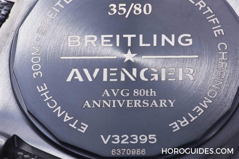 霸氣捍衛(wèi)天空！百年靈Avenger AVG飛虎隊80周年臺灣限量款-復(fù)刻表