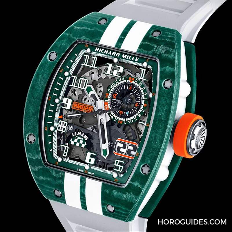 以賽事識別配色入作！第八款Richard Mille RM 029利曼經典賽腕表亮相-復刻表