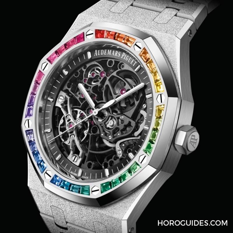 紫水晶圈！霜金彩虹圈！這是愛彼皇家橡樹表系里的盛世美顏-復(fù)刻表