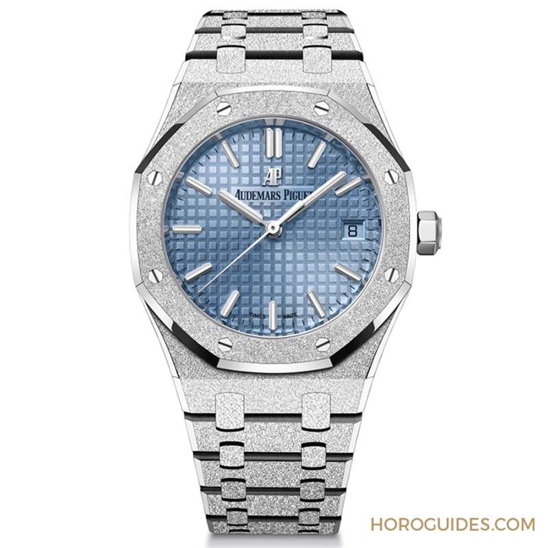 愛彼新作連發！皇家橡樹34mm自動上鏈腕表-黑陶瓷款＆淺藍面霜金款-復刻表