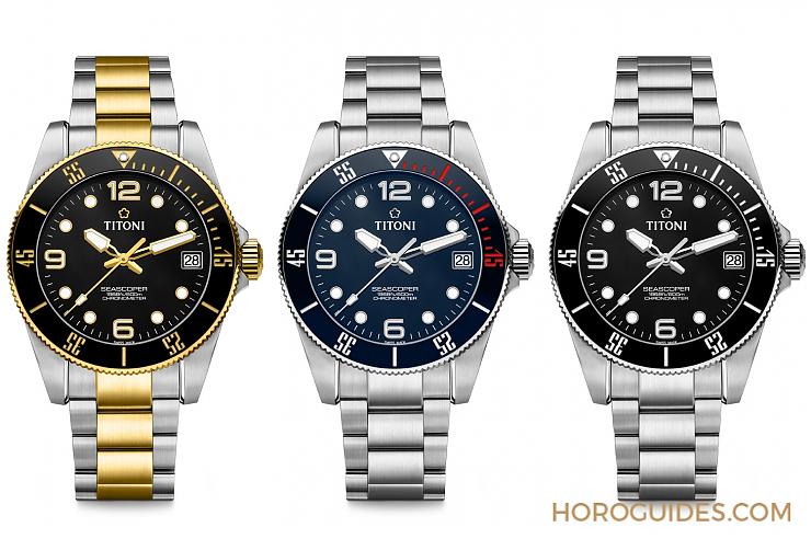 強大規(guī)格奇襲!Titoni海洋探索系列600米深潛腕表-復刻表