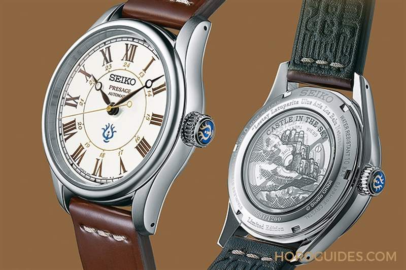 SEIKO x 吉卜力工作室《天空之城》限量表，又一款高性?xún)r(jià)比琺瑯面！-復(fù)刻表