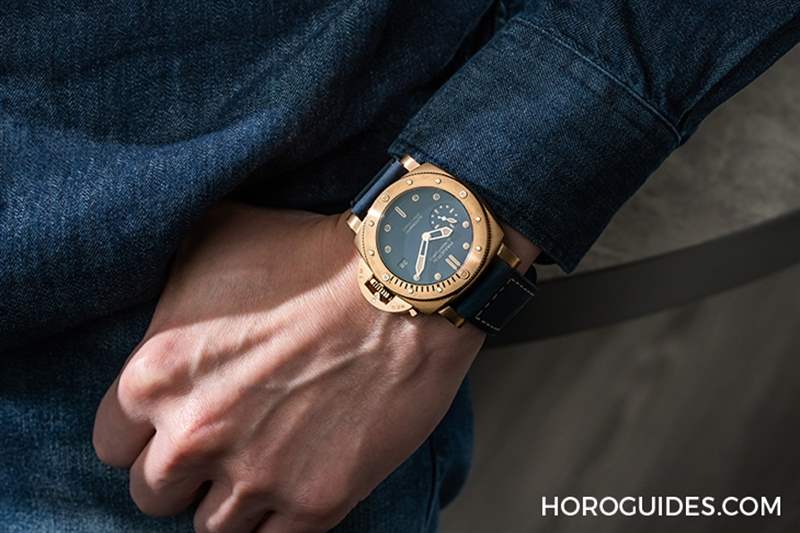 不只好看還更環(huán)保｜沛納海Submersible 42毫米限量青銅潛水表-復刻表