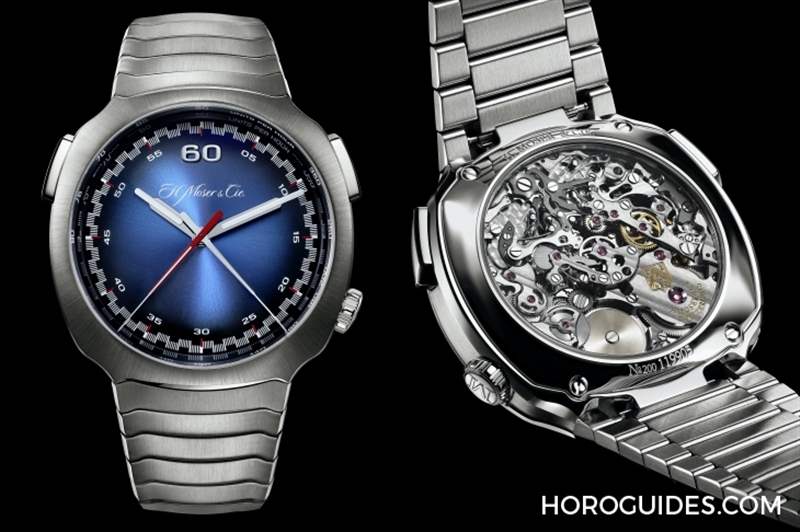 H.Moser推出Streamliner疾速者電光藍(lán)飛返計(jì)時(shí)碼表-復(fù)刻表