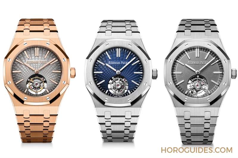 愛彼皇家橡樹首款自動(dòng)上鏈飛行陀飛輪現(xiàn)身，罕見鈦金屬款話題加碼-復(fù)刻表