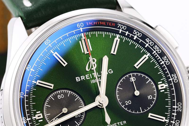 GF廠百年靈璞雅B01綠色表盤復刻版評測-復刻表