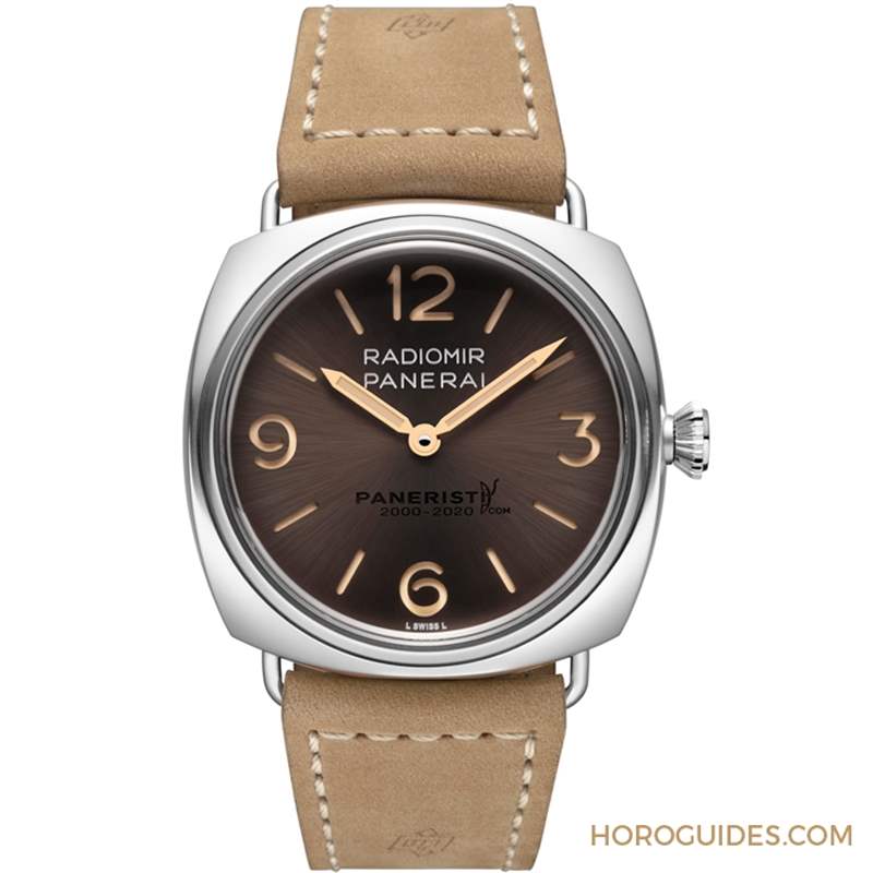 好個古早味！沛納海推出棕面Radiomir Venti向Paneristi.com 20周年致意-復刻表