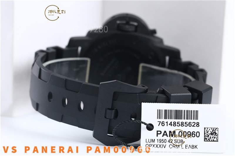 VS廠沛納海pam960碳纖維腕表復(fù)刻做工怎么樣,42mm亞洲人專屬-復(fù)刻表
