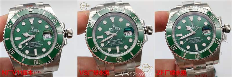 VS廠、ZF廠、N廠勞力士水鬼獨家對比，哪家復刻做工最為出色呢-復刻表