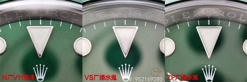 VS廠、ZF廠、N廠勞力士水鬼獨家對比，哪家復刻做工最為出色呢-復刻表