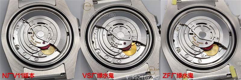 VS廠、ZF廠、N廠勞力士水鬼獨家對比，哪家復刻做工最為出色呢-復刻表