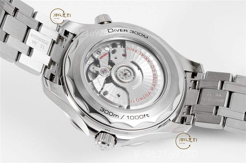 ZF廠歐米茄海馬300獨家黑色旋渦擺輪,超越vs廠和or廠海馬-復刻表