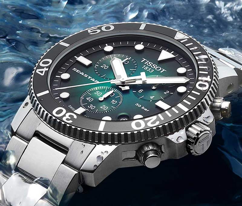 天梭海星1000石英計時腕表，深海的呼喚-復刻表