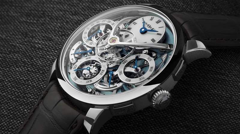 MB&F 傳統機器永久鈀金，當藝術被高舉-復刻表