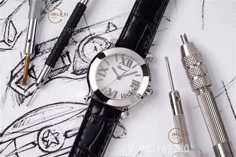 璀璨蕭邦:ZF廠蕭邦Happy Diamonds快樂的鉆石石英表對比正品-復刻表