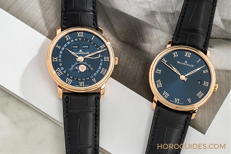 一身斯文下的獨門本事｜寶珀Villeret午夜藍全日歷月相與超薄腕表-復刻表