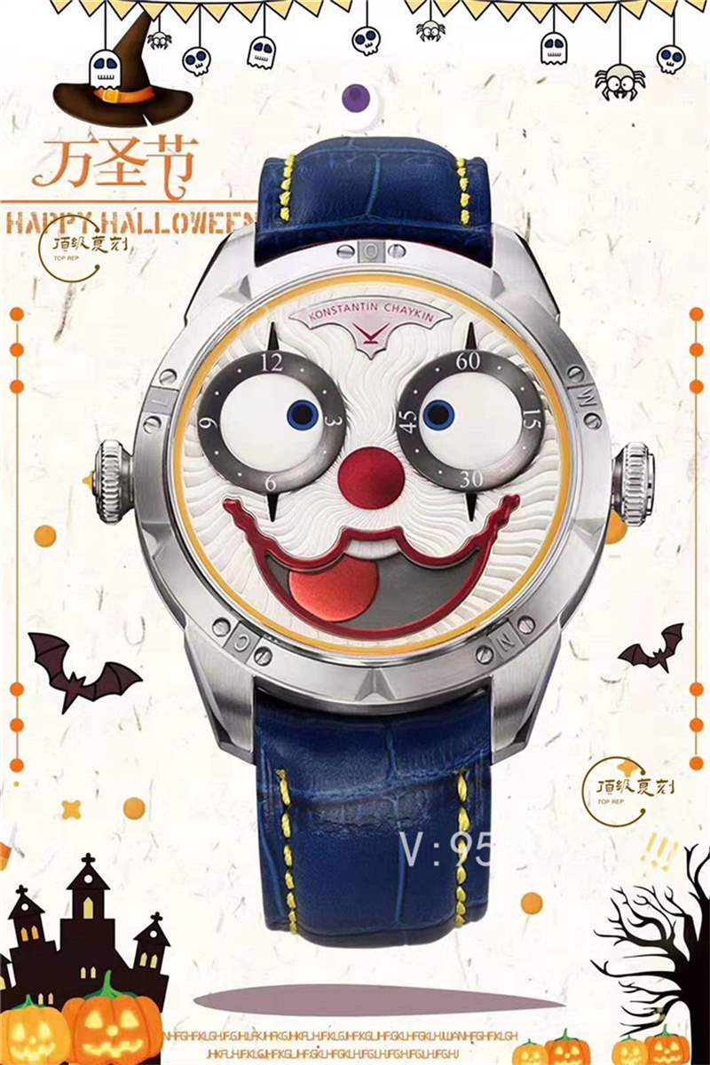 TW廠俄羅斯切金小丑復刻表對比正品能超越v9廠俄羅斯小廠嗎-復刻表