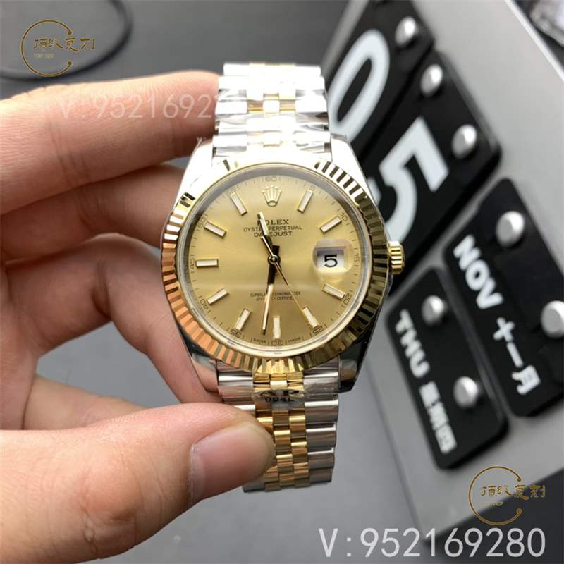 AR廠勞力士日志41mm間金款復刻表做工怎么樣-復刻表