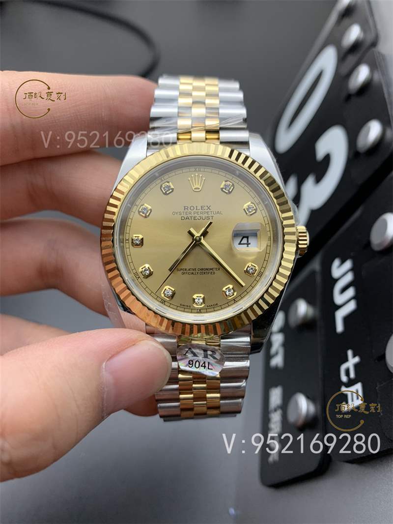 AR廠勞力士日志41mm間金款復刻表做工怎么樣-復刻表