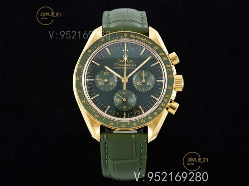 RM廠歐米茄超霸「綠金霸」月球表Moonshine 18K金款復刻做工怎么樣-復刻表