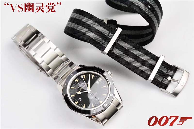 VS廠歐米茄海馬007幽靈黨復(fù)刻表評(píng)測,對(duì)比正品做工怎么樣-復(fù)刻表