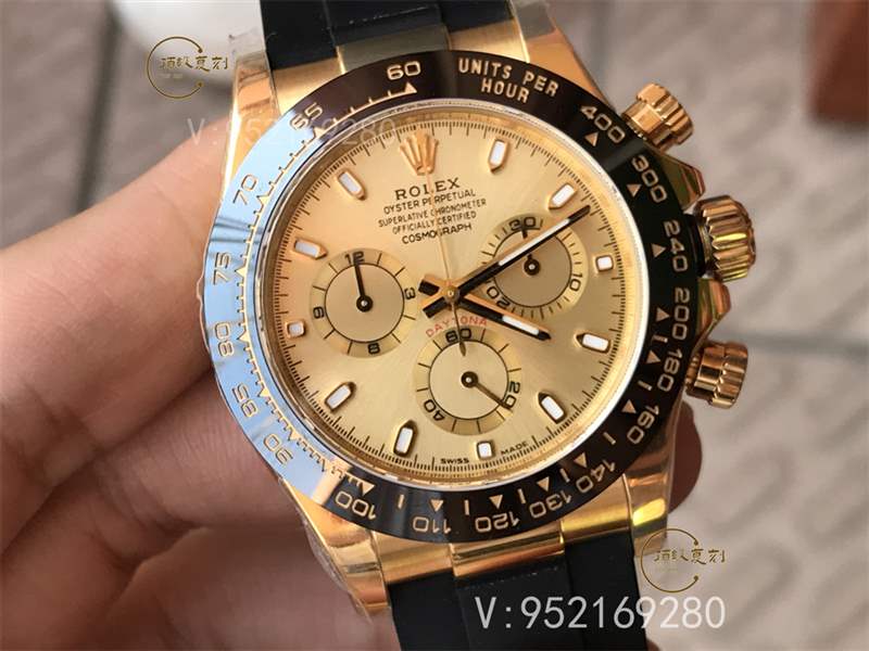 N廠勞力士迪通拿m116518ln間金膠帶復刻表做工怎么樣,內附實拍圖-復刻表