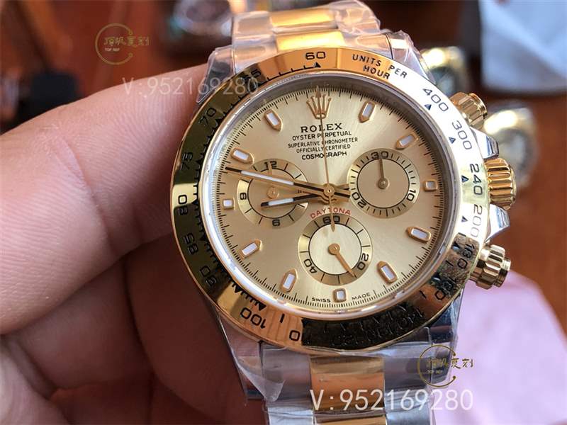 N廠復刻勞力士迪通拿m116503間金金盤做工怎么樣,內附實拍圖-復刻表