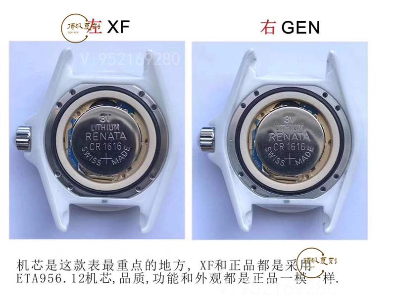 XF廠Chanel香奈兒J12黑白雙絕石英女表復刻做工怎么樣-復刻表