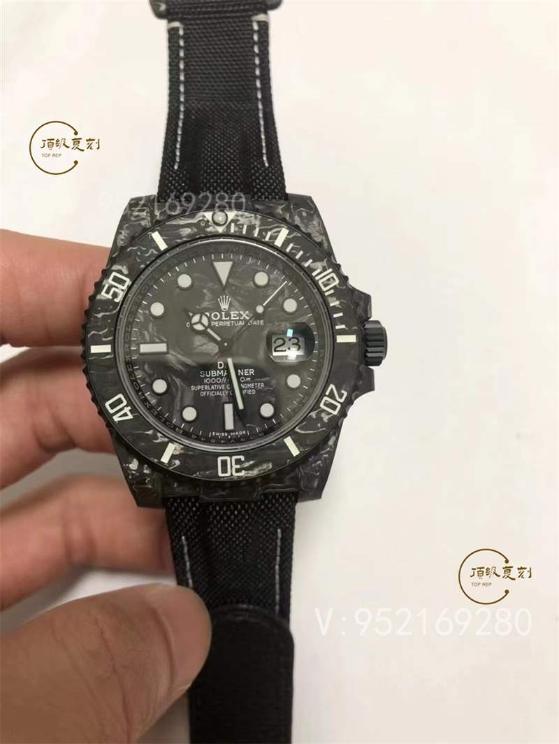 VS廠復(fù)刻勞力士diw改裝水鬼怎么樣,VS廠3135機(jī)芯碳纖維水鬼-復(fù)刻表