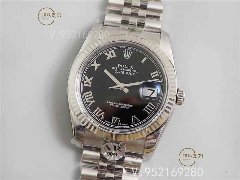 AR廠勞力士v3版日志36mm羅馬數字盤質量如何，對比正品怎么樣-復刻表