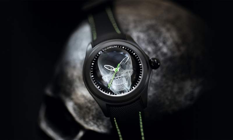 第二代登場，昆侖表Bubble 47 Skull X-Ray 泡泡系列骷髏頭腕表-復刻表