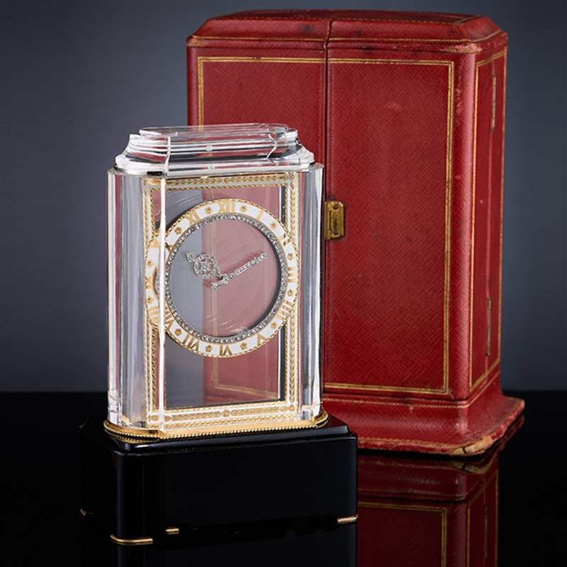 CARTIER首個神秘鐘「Model A」 百年懸浮指針創歷史先河-復刻表