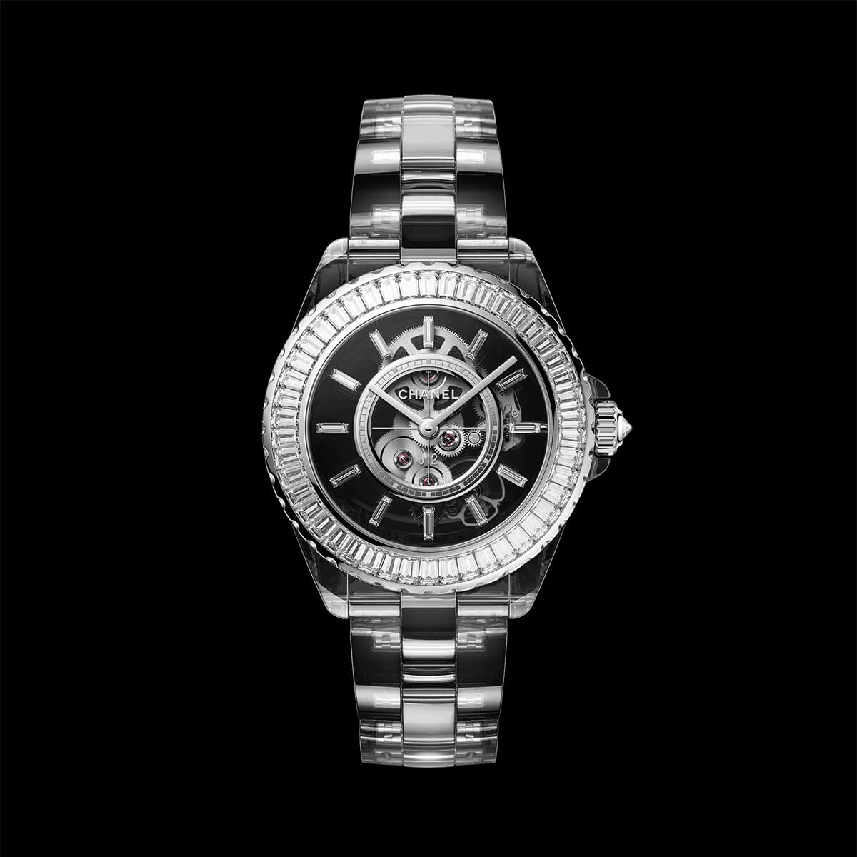 限量12枚!香奈兒J12 X個性鏤空機械手表H6249-復刻表