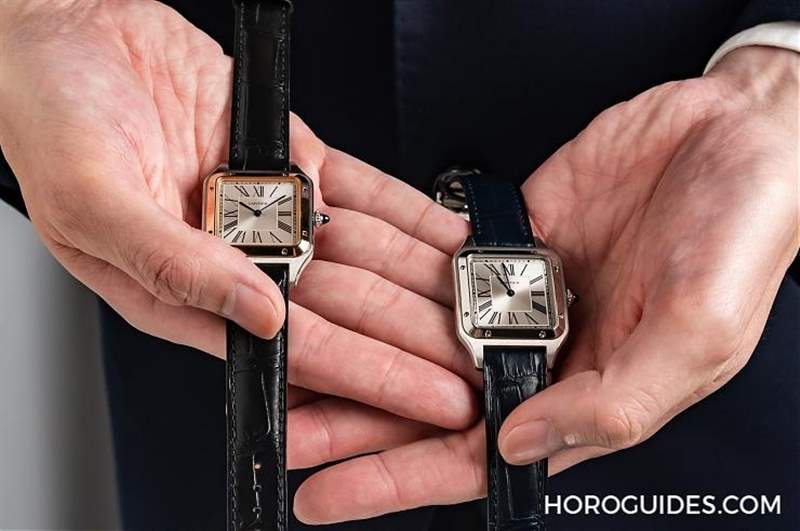 放大經(jīng)典原味｜搭載機械機芯的Cartier Santos-Dumont XL-復(fù)刻表