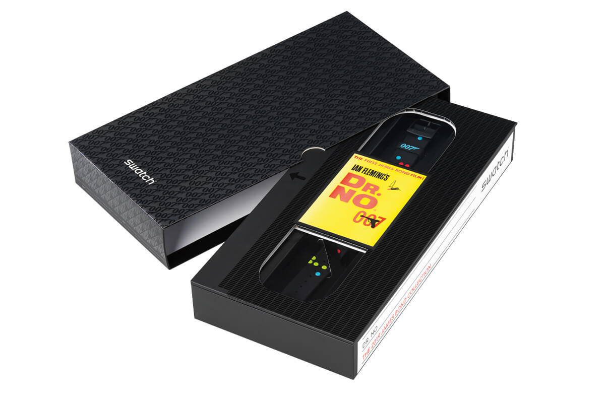 斯沃琪X007聯(lián)名七彩個性石英手表-復(fù)刻表