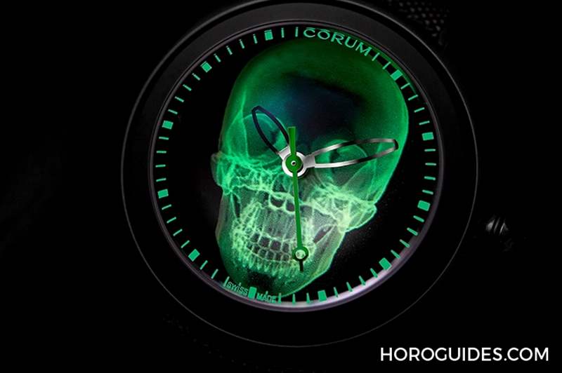 第二代登場，昆侖表Bubble 47 Skull X-Ray 泡泡系列骷髏頭腕表-復刻表