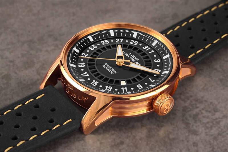 路易斯Chevrolet Frontenac飛行日期腕表Frontenac LC9-復(fù)刻表