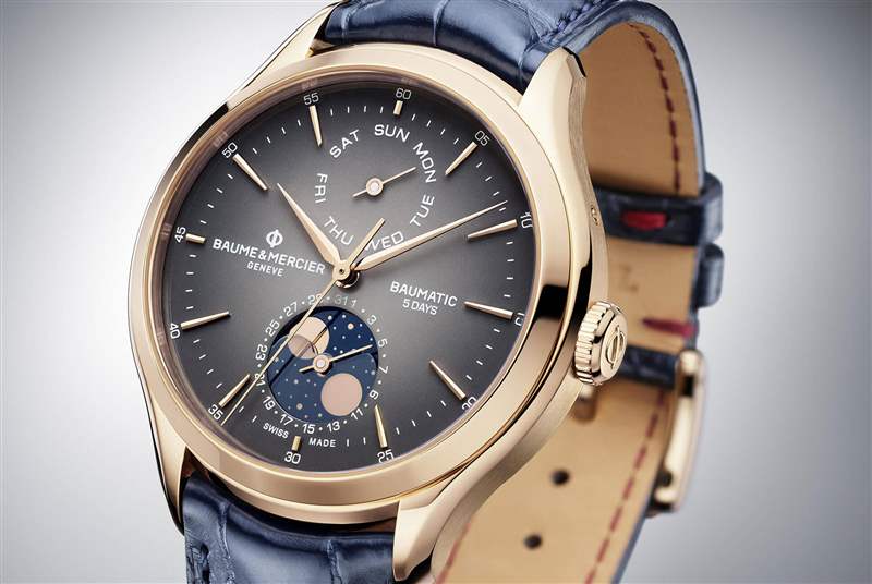 名士的全新Clifton Baumatic型號-復(fù)刻表