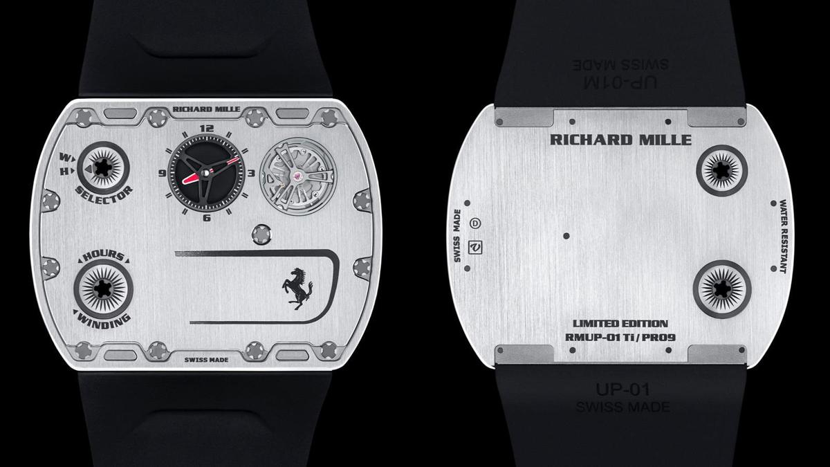 超薄運(yùn)動(dòng)表的工程習(xí)題！RICHARD MILLE RM UP-01 Ferrari-復(fù)刻表